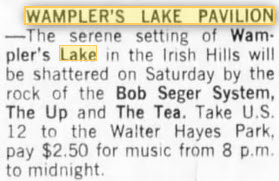Wamplers Lake Pavilion - JULY 31 1970
